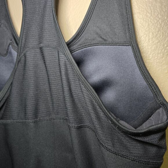 Nike Women’s Size XL Black Dri-FIT Racerback Tank Top Built-In Shelf Bra - Picture 6 of 9